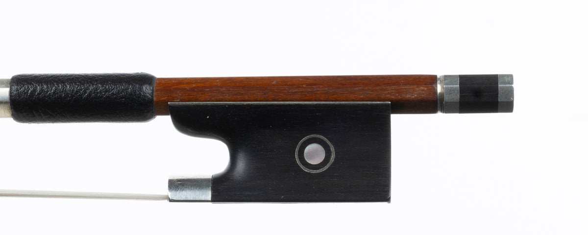 An unstamped silver-mounted, German violin bow – The Stringed ...